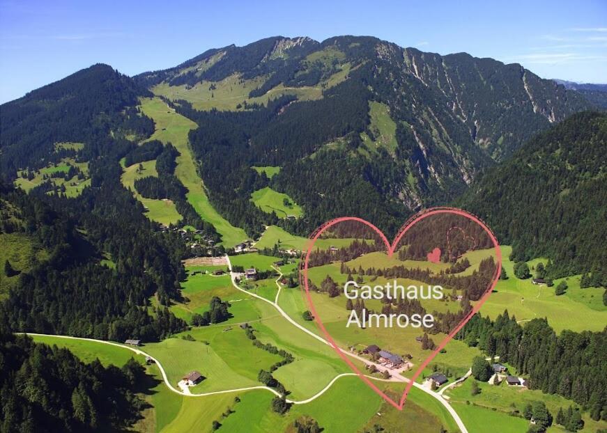 Alpengasthof Almrose Im Heutal 운켄 외부 사진